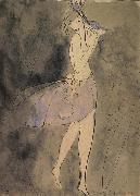Marie Laurencin The woman wearing the blue skirt oil painting reproduction